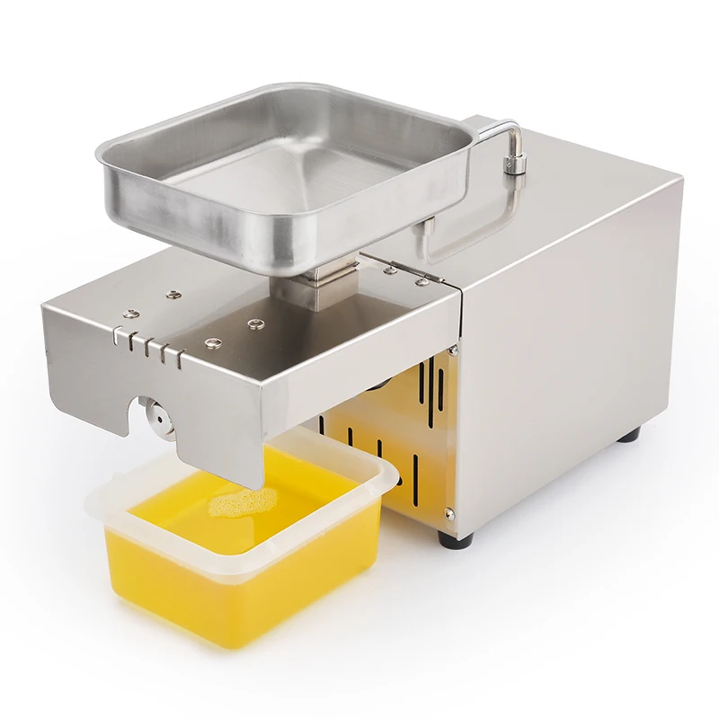

Oil Pressers Cold and hot oil press household small automatic stainless steel peanut German commercial intelligence NEW