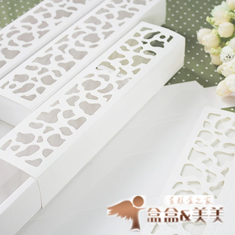 10 шт. белая выдолбленная коробка макарон пакет для выпечки|box universal|package shippingpackage