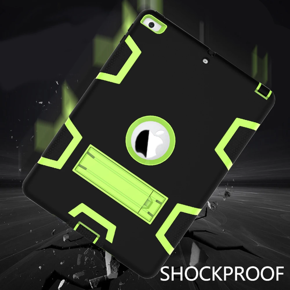 Stand TPU Case For iPad 9.7 2017/2018 Cover Heavy Duty Hybrid Silicon Rugged Armor Shockproof Hard Apple iPad9.7 | Компьютеры и офис