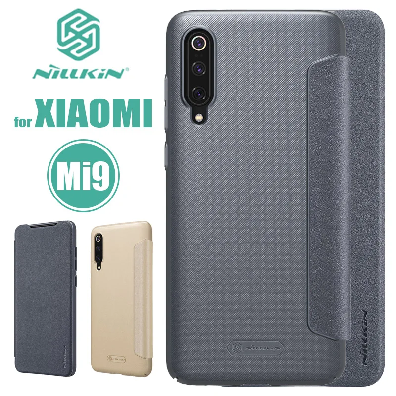 Xiaomi mi 9 чехол NILLKIN Sparkle роскошный Флип кожаный чехол Роскошный тонкий чехол для Xiaomi mi 9 mi 9 Explorer Nilkin чехол для телефона