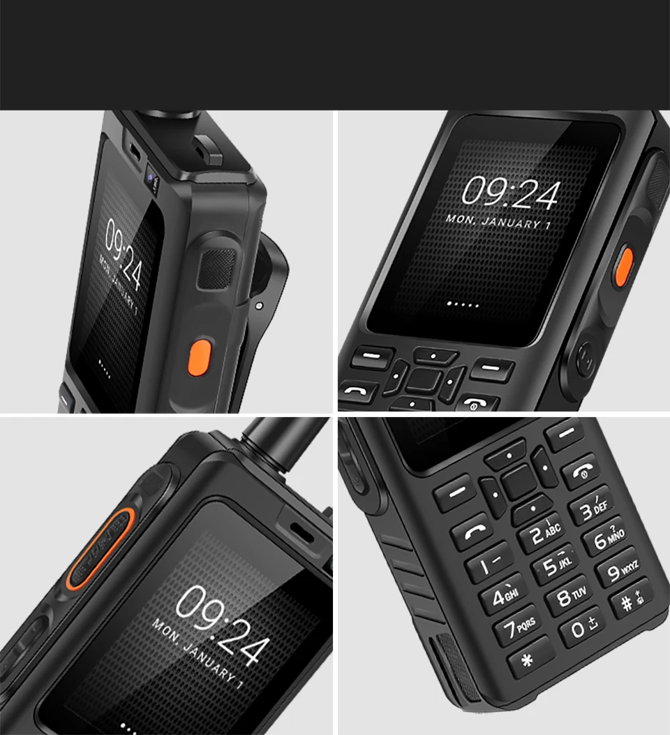 UNIWA Alps F40 Zello рация мобильный телефон IP65 Водонепроницаемый 2," сенсорный экран LTE MTK6737M четырехъядерный 1 Гб+ 8 Гб Смартфон