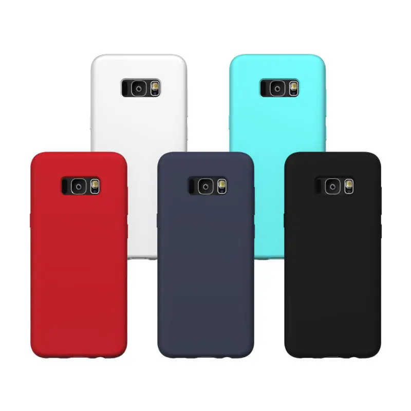 VNSTRIP мягкий жидкий силиконовый чехол для телефона Samsung Galaxy S8 S9 plus противоударный