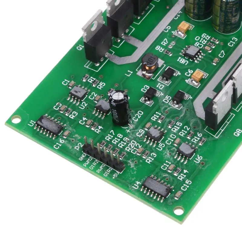 Двухмоторный драйвер Модуль платы h-мост DC MOSFET IRF3205 3-36 в 10A Peak30A