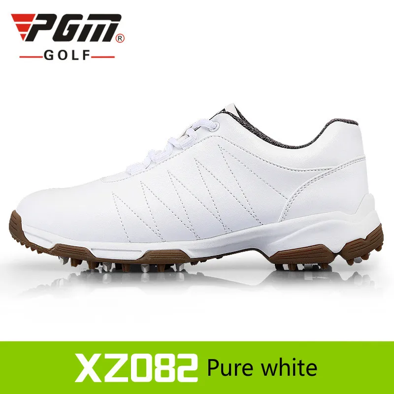 

2018 Golf Women Shoes Waterproof Outdoor Sports Shoes EVA Midsole Microfiber Leather Breathable Skidding Nails Spikes Twist