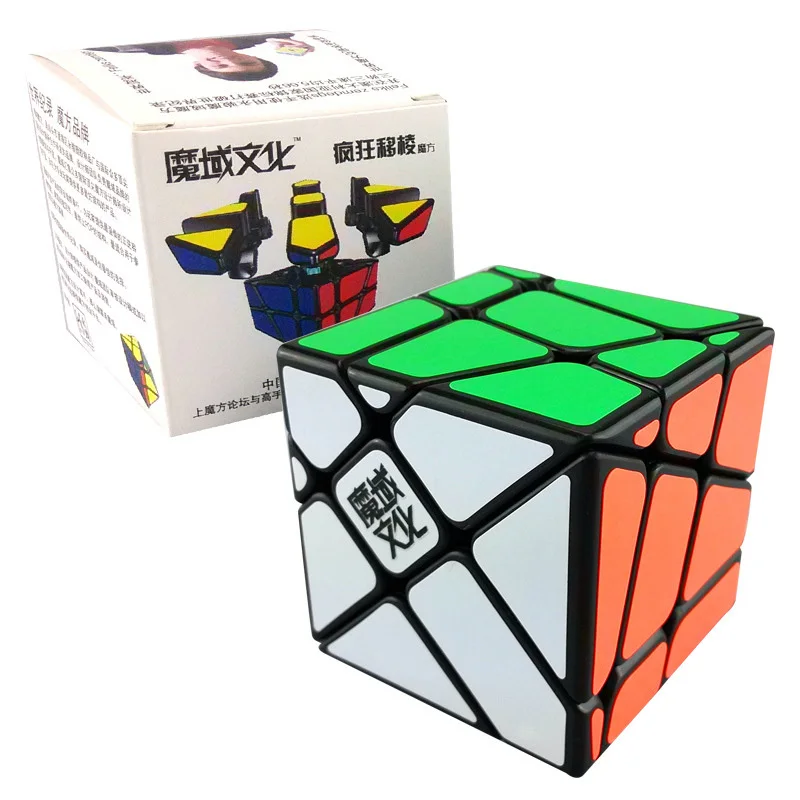 YJ Moyu Сумасшедший Фишер Cube 57 мм Скорость 3x3x3 Magic Развивающие твист Puzzle игрушки |