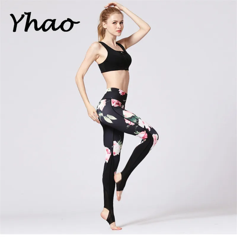 Женские обтягивающие спортивные штаны для йоги сексуальные Стрейчевые леггинсы