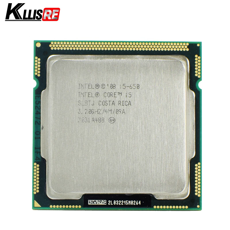 Процессор Intel Core i5 650 двухъядерный 3 2 ГГц 4 Мб кэш памяти разъем LGA 1156 32 нм 73 Вт