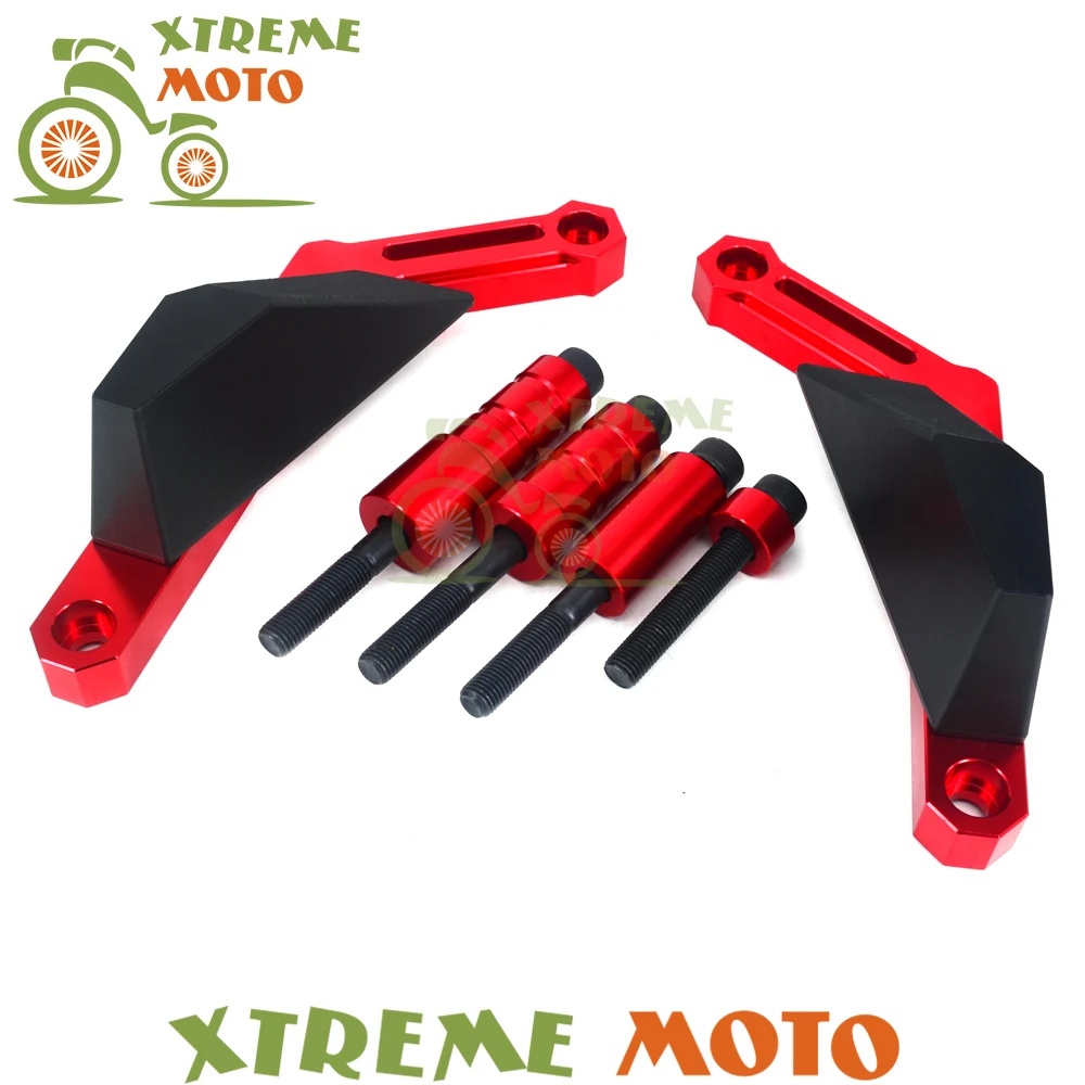 

CNC Red Frame Sliders Crash Pads Engine Guards Fairing Falling Protection For Yamaha MT-09 FZ-09 MT09 FZ09 2013 2014 2015 2016