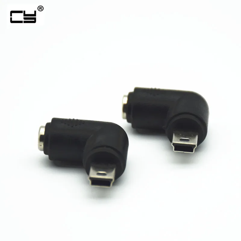 Мини usb 5Pin папа к DC разъем питания 5 2 1 мм зарядное устройство адаптер под прямым