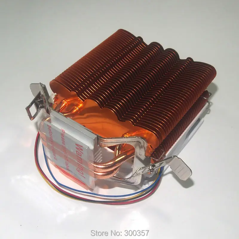 4 Булавки Настольный компьютер PC 2 HEATPIPE Универсальный Процессор кулер компьютера
