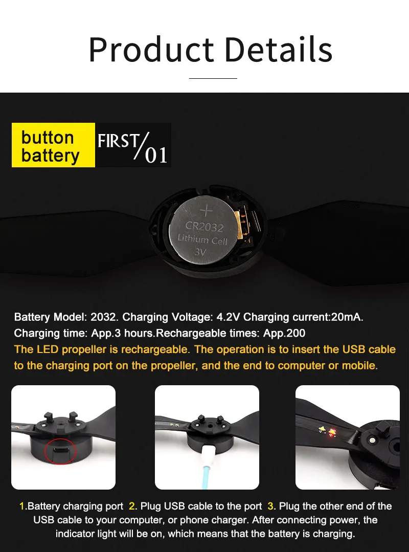 STARTRC DJI Mavic 2 pro светодиодный флеш 8331 пропеллеры USB зарядное устройство аккумуляторные батареи пропеллеры для DJI Mavic Pro Platinum Drone