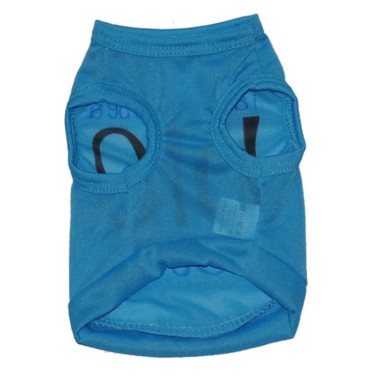 Тонкий Собака жилет одежда Лето Щенок старшая сестра футболка Cat полиэстер