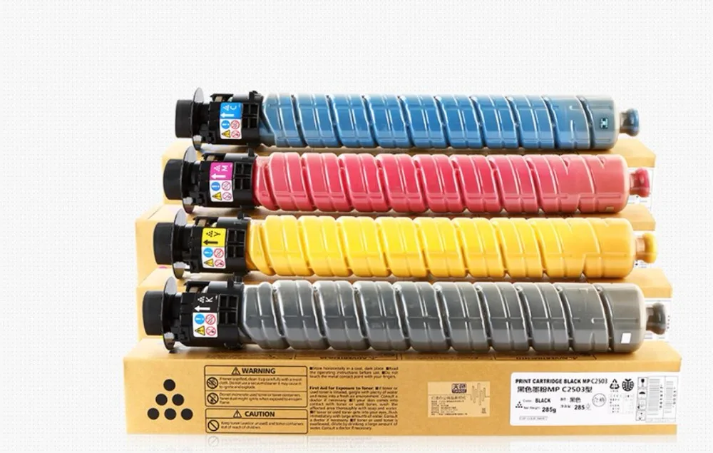Тонер-картридж для копировального аппарата RICOH Aficio MP C2003 C2503 2503 C2011 C2w M477fdw M452 M477 kcmy 4