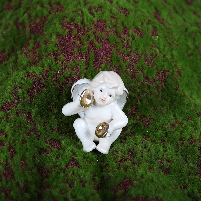 1 шт. милые ангелы керамические современные для дома маленькие размеры