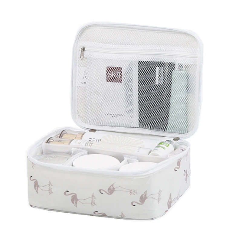 2018 новая мода путешествия Дамская косметичка Портативный несессер сумочка со