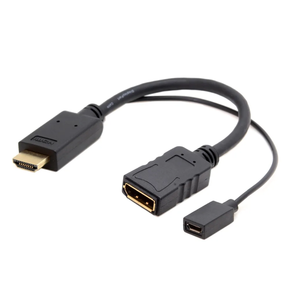 0,2 м HDMI источник папа-Дисплей порт женский Дисплей Порт DP раковина 4 K 2 K видео кабель для ПК монитор для ноутбука 20 см