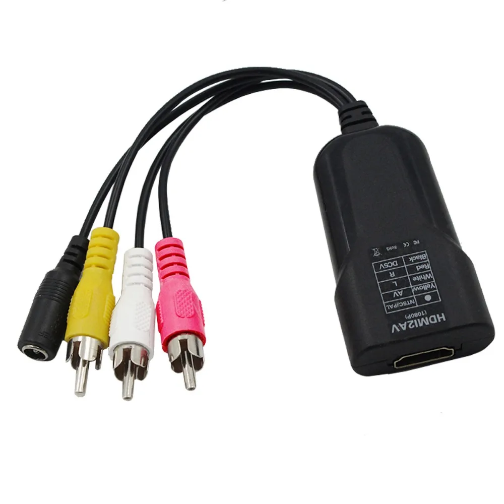 Преобразователь с HDMI на аудио и видео преобразователь RCA переходник более старые