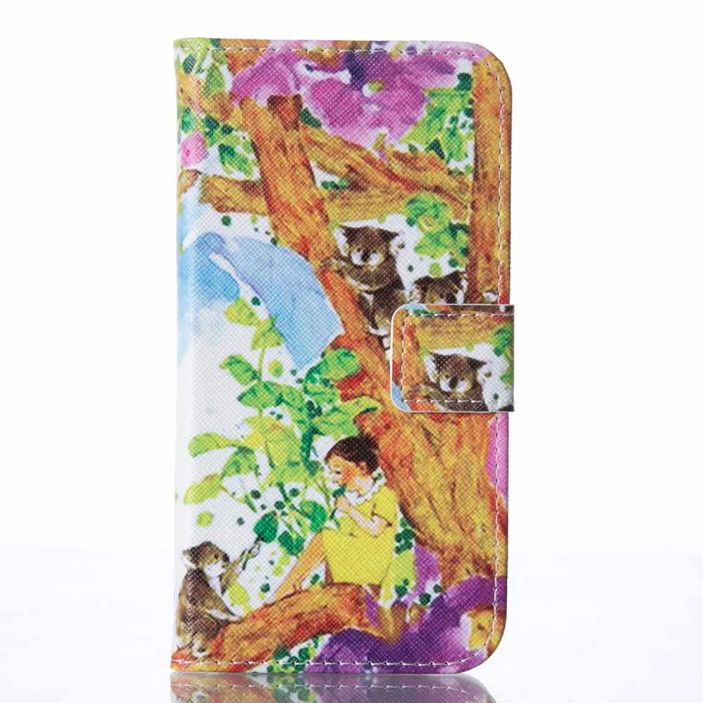 Koala Модные чехлы-портмоне с откидной крышкой для iPhone XR XS Max X 6 6S 7 8 Plus, чехол для samsung Galaxy S10e S10 S9 S8 Plus, чехлы со слотом для карт - Цвет: Koala
