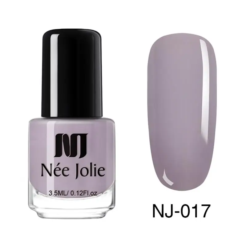 Pink glitter NJ-017 NEE JOLIE 8 мл Лак для ногтей Базовое покрытие верхнее покрытие матовый лак протектор масло для ногтей лак для ногтей - Цвет: Pink glitter NJ-017