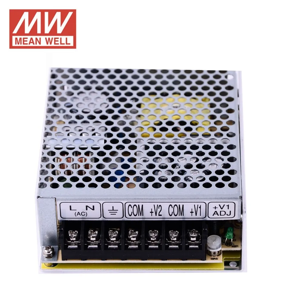 блок питания Оригинал Mean well RD 65A 66 Вт 5 В 6A 12 3A Dual выход Электропитанием 85 264VAC вход