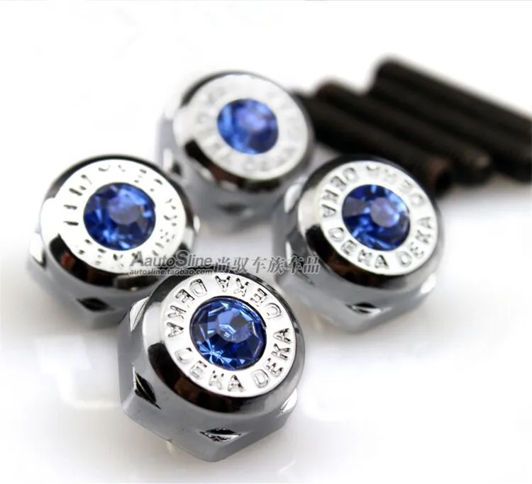 

FLYJ 4 шт., болты с резьбой для рамки номерного знака, винты для JDM bmw audi Hyundai Honda Toyota Lada nissan Benz Kia ALFA ROMEO ford