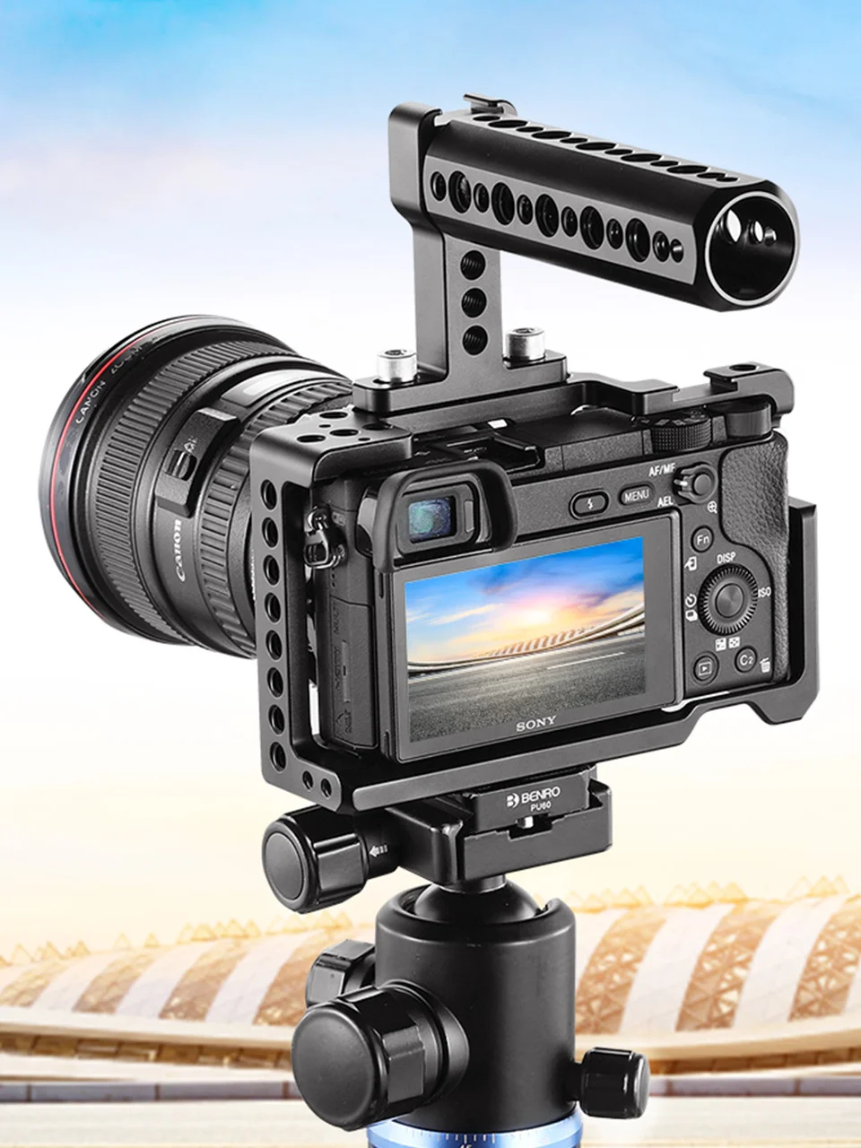 SmallRig Универсальная насадка ручка верхняя ручка с холодным башмаком для Dslr камеры клетка мониторы микрофон со светодиодами DIY Rig-1638