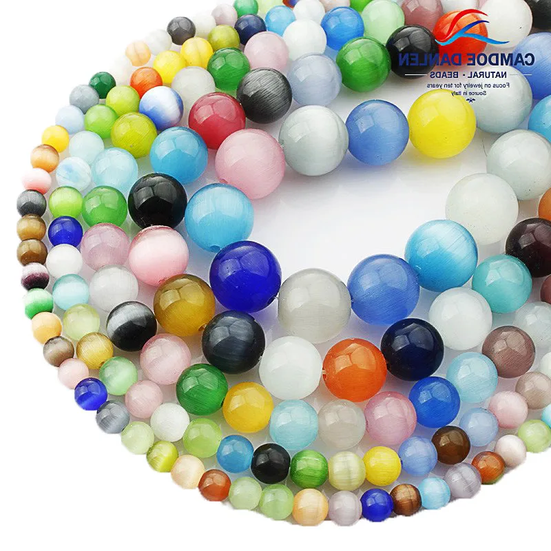 Mixed Color Cat Eye Натуральный камень Агаты кристаллы аметиста лавы тигровый глаз лазурит Амазонит Родонит круглые бусины россыпью сделай сам для изготовления ювелирных изделий - Цвет: Mixed Color Cat Eye