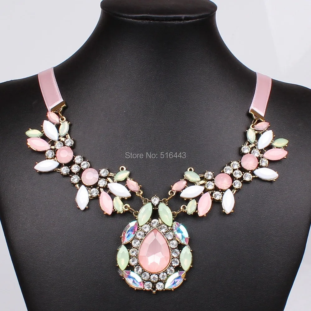 Бесплатная доставка Прямая продажа с фабрики модное роскошное ожерелье большими