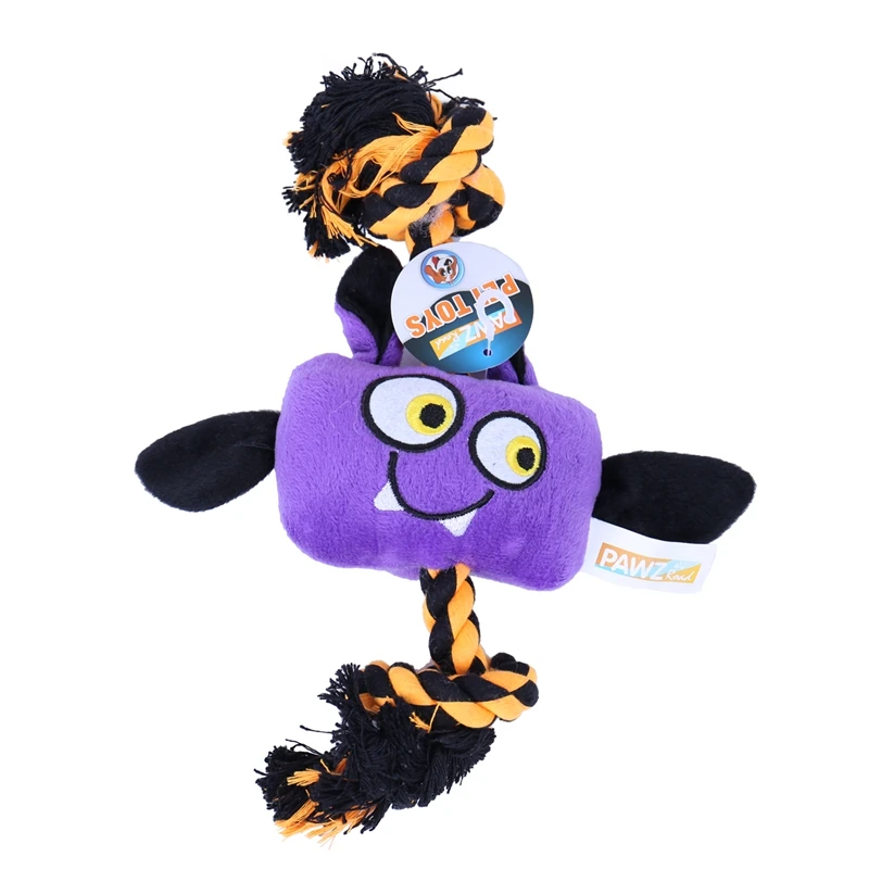 

Новые игрушки для питомцев, очищающие зубцы, жевание, звук, забавная игрушка для щенка, котенка, подарок на Хэллоуин, товары для домашних жив...