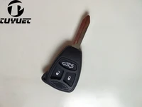 3 buttons uncut blade case remote key shell for chrysler 300c sebring wrangler dodge jeep cruiser compass