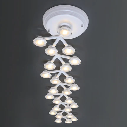 Современный Креативный промышленный светильник из железа PMMA светодиодный