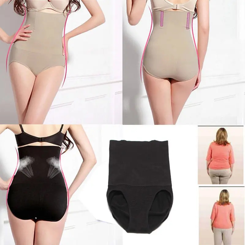 Women High Waist Shaping Panties Breathable Body Shaper Slimming Tummy Underwear Trainer Underpant Knickers | Женская одежда