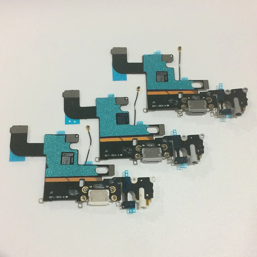 20Pcs/lot USB Charging Dock Charger Port Headphone Audio Jack Connector with MIC Flex Cable For iPhone 6 4.7&quot Repair Parts | Мобильные