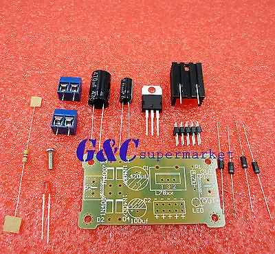LM7809 Шаг вниз 12 В-35 В до 9 Питание DIY Kit | Электронные компоненты и принадлежности