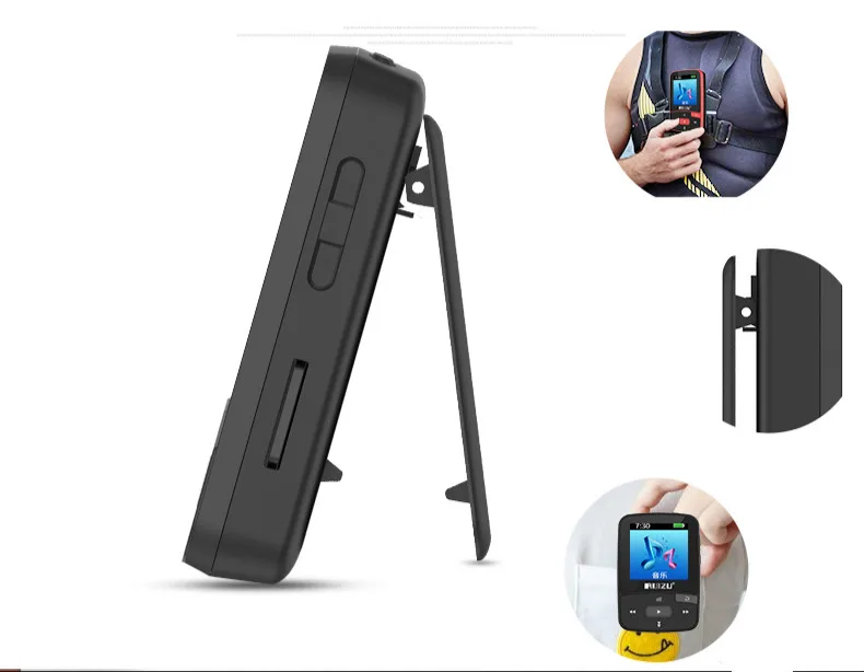 RUIZU X50 Bluetooth спортивный MP3 музыкальный плеер FM радио рекордер Supprot SD карта клип MP3 плеер Bluetooth 8 Гб PK RUIZU X06 X18 X26