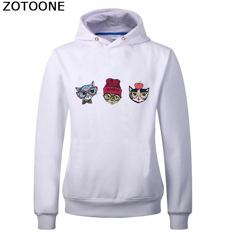 Нашивка ZOTOONE с изображением милого котенка для футболки наклейка утюгом одежды