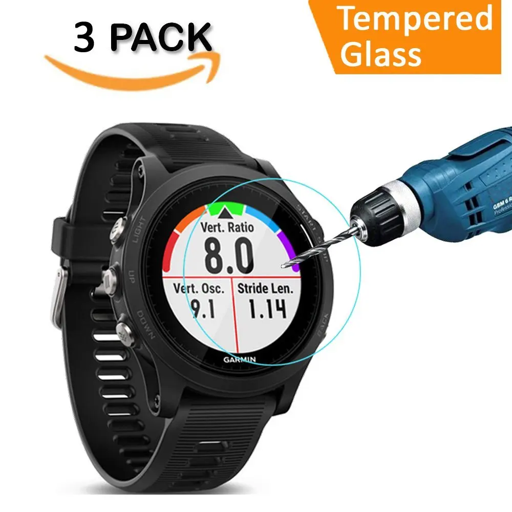 3 упаковки/партия для Garmin Forerunner 935 ультратонкое закаленное стекло 0 мм 2.5D 9H
