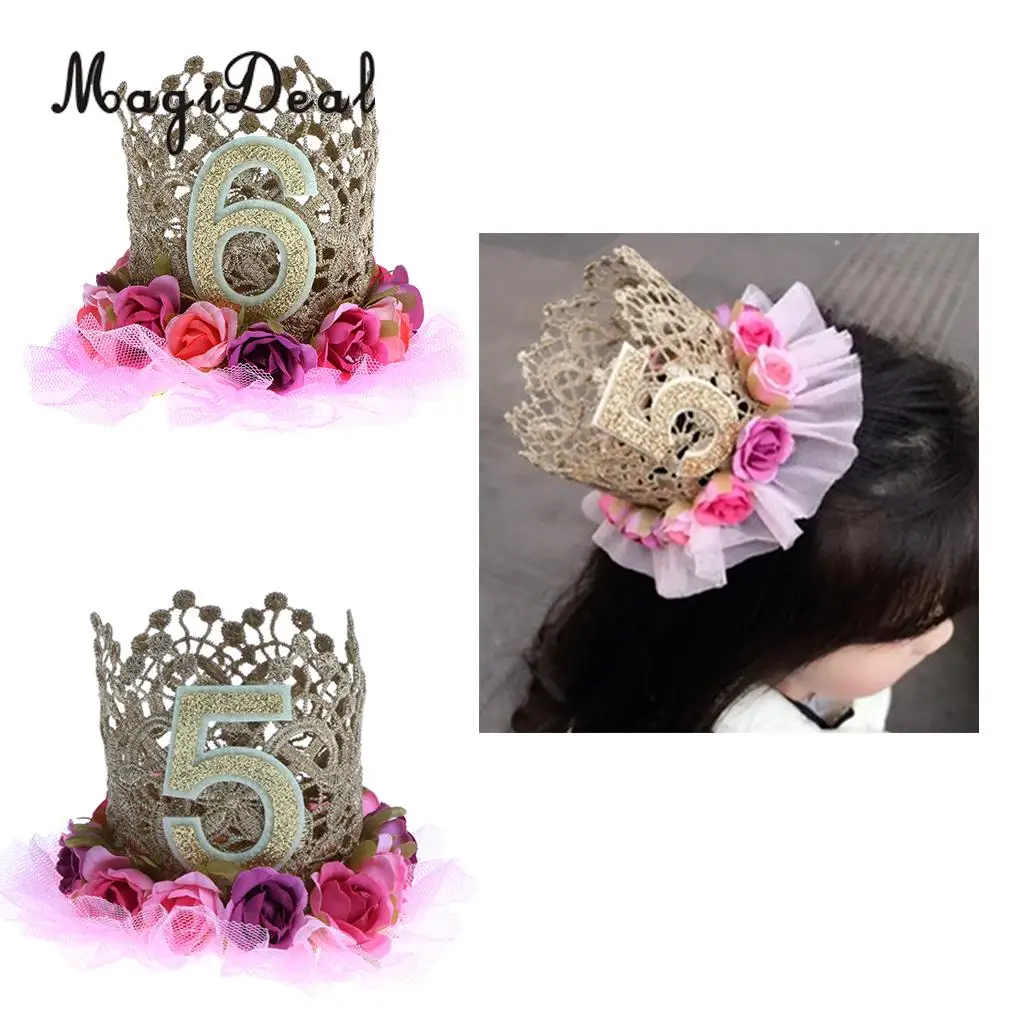 Детская кружевная шляпа с цветами для девочек | Дом и сад