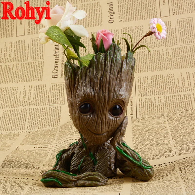 Цветочный горшок Rohyi стражи Галактики детские фигурки милые модели игрушек для