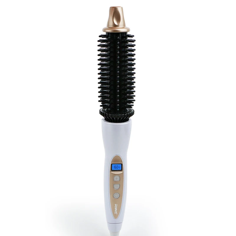 

Riwa Electric hair comb Smart thermostat LCD Multifunction Curling Irons Straight hair PTC heating Do not hurt the hair 100-240V