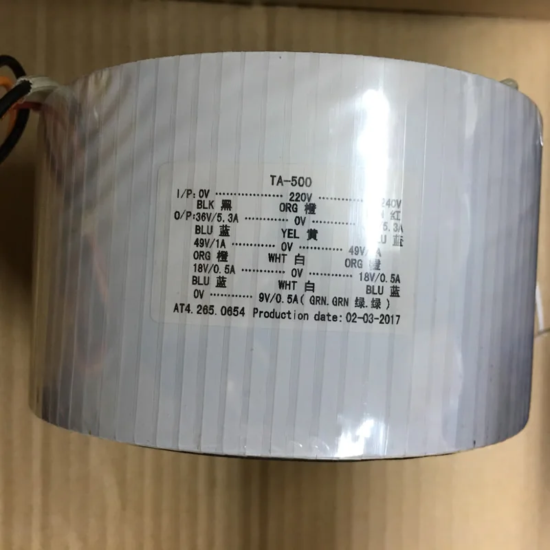500W ring type transformer Double 36V+ double 49+ 18V+9V cattle power Copper wire winding | Обустройство дома