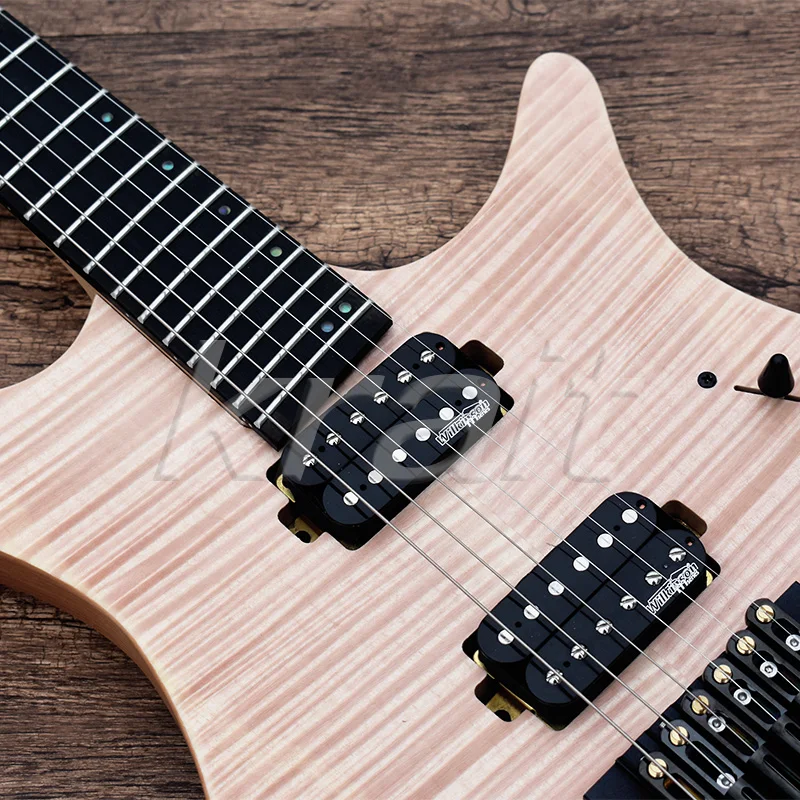 Krait безголовая гитара 6 струн strandberg безголовая гитара ольховое дерево Пламя клен Топ