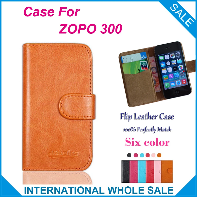 

ZOPO 300 Case New 2015 items Factory Price Flip Leather Case Exclusive Cover For ZOPO 300 Case+tracking number