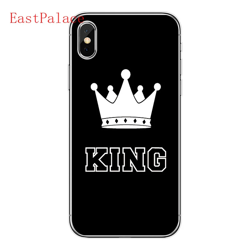 Fashion King and Queensnake Couple Printing Soft Plastic Case for IPhone X XS 8 7 6 6S Plus 5 5s Se Phone Tpu Cases Back Cover |