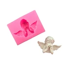 Кухня аксессуары милый ангел Пособия по кулинарии Инструменты Силиконовые формы для выпечки помадка, кондитерские изделия для украшения торта глины Смола сахара расходные материалы