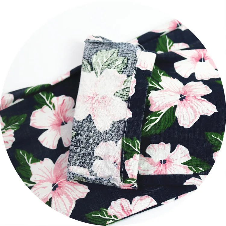 Женские шаровары с буквенным цветочным принтом эластичным поясом