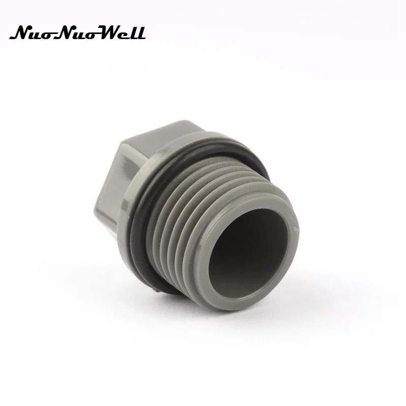 10 шт. NuoNuoWell PVC 1/2 &quotштекер с наружной резьбой шестигранной наконечником