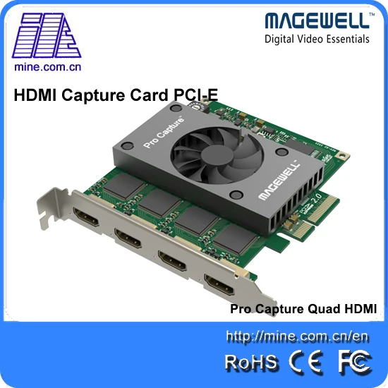 Magewell pro захват quad HDMI 4 chs карта захвата поддержка 1080P|capture card|hdmi capture cardhdmi |