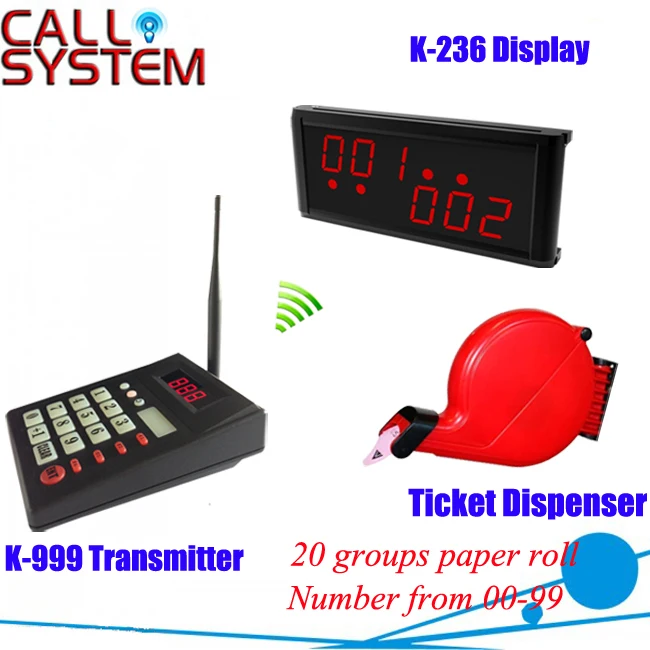 Дозатор системы очередного билета устройство для вызова и отображения|system|system