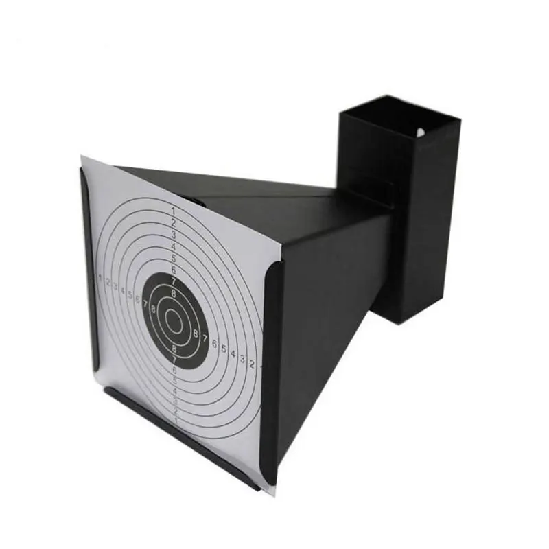 Пейнтбол и BB пистолет для стрельбы Airgun Target& конусообразная черная ловушка для гранул W. 20 шт Бумажные цели